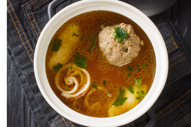 Serviervorschlag für Brätklößchen